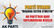 Ak Partiden Aday Olamayacaklar