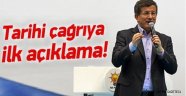 Davutoğlu Çağrıyı Değerlendirdi