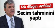 Abdullah Gül Net Sayı Vermedi