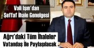 Ağrı Valisi Işın'dan İhale Genelgesi