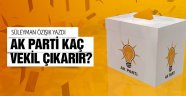 AK Parti Kaç Milletvekili Çıkarır?