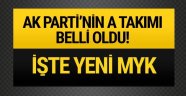 AK Parti Yeni MYK Listesi Açıklandı