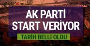 AK Parti'de Kongre Süreci Belli Oldu