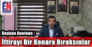 Anatepe'den Olaylı Miting Açıklaması