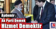 Aydemir Çalışmalarına Pasinler'de Devam Etti