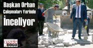 Aziziye'de Kilitli Taş Çalışması Devam Ediyor
