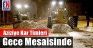 Aziziye'de Kış Mesaisi Başladı