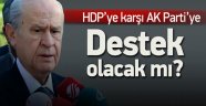Bahçeli'den Ak Parti'ye Destek Açıklaması