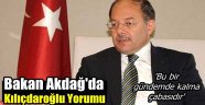 Bakan Akdağ'dan Gündemi Değerlendirdi