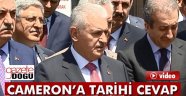 Başbakan Yıldırım'dan Cameron'a Tarihi Cevap