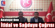 Başkan Anatepe'den Sağduyu ve İtidal Çağrısı