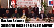 Başkan Sekmen'den Çiçekçilere Jest