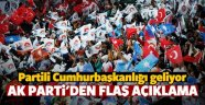 Başkanlık Sistemi İçin Düğmeye Basıldı