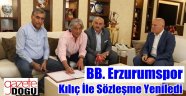 BB Erzurumspor Kılıç'la Sözleşme Yeniledi