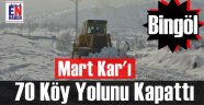 Bingöl'de Mart Ayı Şaşkınlığı