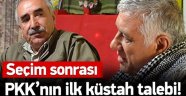 Bölücü Örgütten Küstahça Talep!
