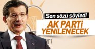 Davutoğlu Son Noktayı Koydu
