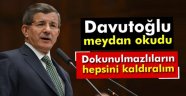 Davutoğlu'ndan Dokunulmazlık Resti