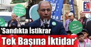 Efkan Ala'dan İstikrar Vurgusu