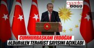 Erdoğan Öldürülen Terörist Sayısını Açıkladı