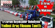 Erzurum Büyükşehir'e Yeni Araç Filosu