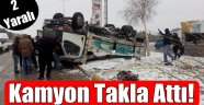 Erzurum'da Buzlanma Kaza Getirdi