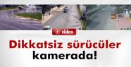 Erzurum'daki Kazalardan Mobese Görüntüleri
