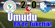Erzurumspor Rize'den Eli Boş Dönüyor