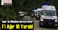 Erzurum'un İspir İlçesinde Feci Kaza.16 Yaralı!