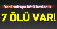 Feci Kaza, 7 Ölü, 1 Yarlı