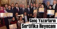 Genç Yazarlar Sertifikalarını Aldı