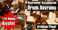 Hayırsever Vatandaştan 1 Tır Dolusu Kıyafet