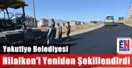 Hilalkent Asfaltı Silbaştan Yenilendi