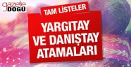 HSYK Danıştay ve Yargıtay Atamalarını Yaptı