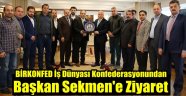 İşadamlarından Başkan Sekmen'e Ziyaret