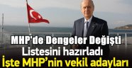 İşte MHP Aday Listeleri