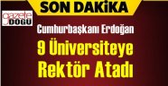 İşte Yeni Atanan Rektörler