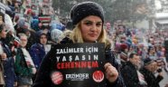 Kar Altında Özgecan Protestosu