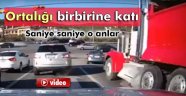 Kontrolden Çıkan Kamyon Dehşet Saçtı