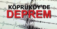 Köprüköy'de Deprem