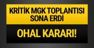 Kritik MGK Toplantısı Sona Erdi