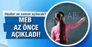 MEB'den Son Dakika Açıklaması