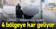 Meteoroloji'den Kar ve Fırtına Uyarısı
