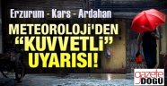 Meteorolojiden Şiddetli Yağış Uyarısı