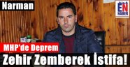 MHP Narman İlçe Başkanı İstifa Etti