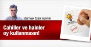 Özışık'tan Hainlere Özel Yazı
