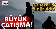 PKK'ya Ağır Darbe, 19 Terörist Öldürüldü