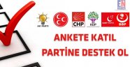 Seçim Anketimiz Yayında