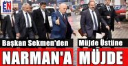 Sekmen Narman'da Muhtarlarla Buluştu