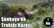 Şenkaya'da Traktör Kazası